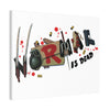 noRmal is dead Canvas Wall Art