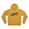 noRmal is dead pullover Hoodie (Front)