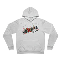 noRmal is dead pullover Hoodie (Front)