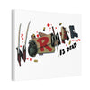 noRmal is dead Canvas Wall Art