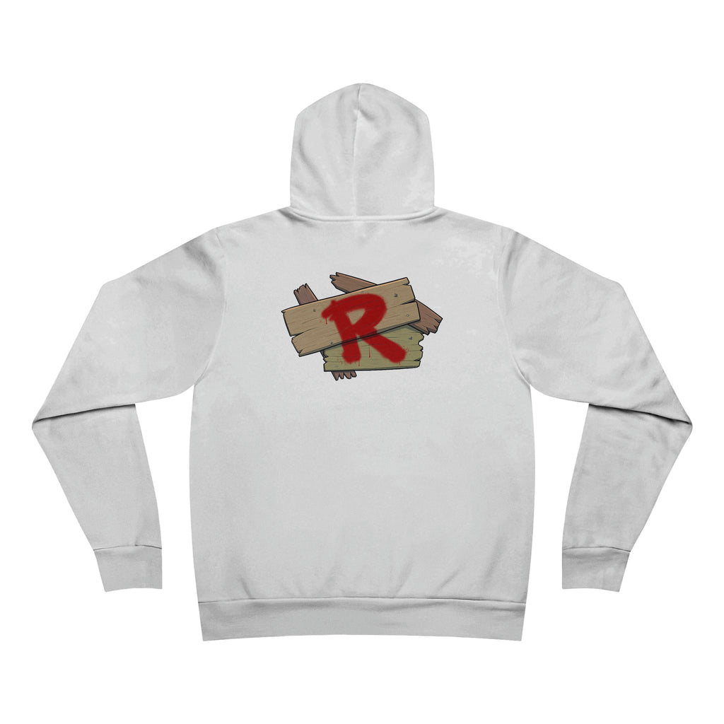 noRmal is dead pullover Hoodie (Front)